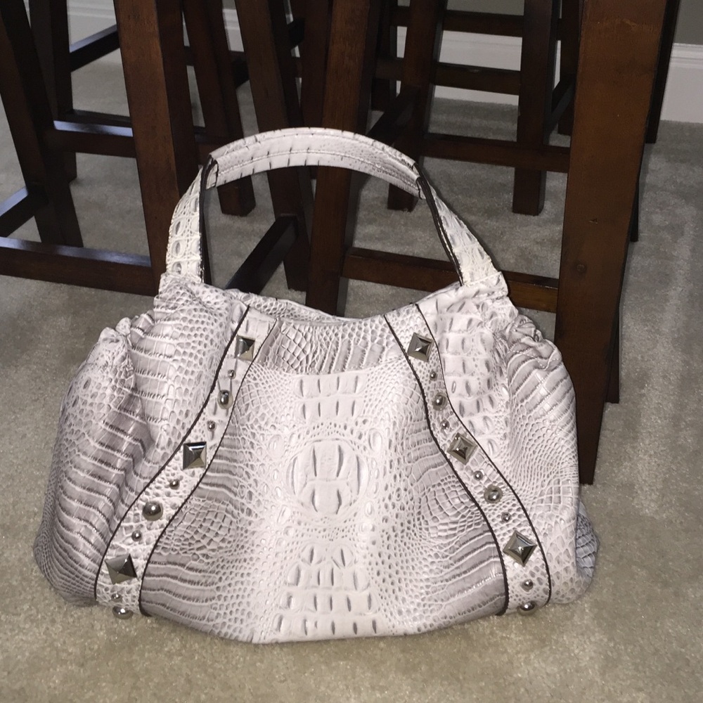 Black / white / Gray handbag